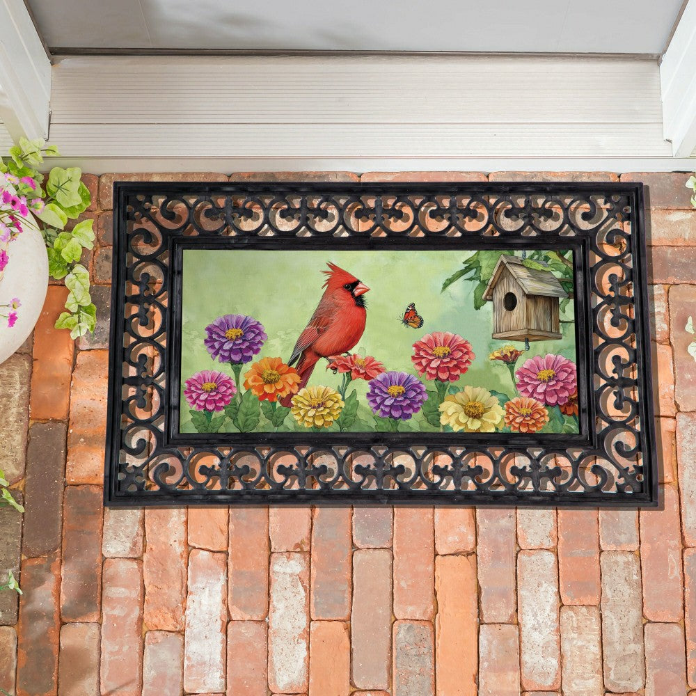 Spring Cardinal Time Sassafras Switch Mat | Plow & Hearth