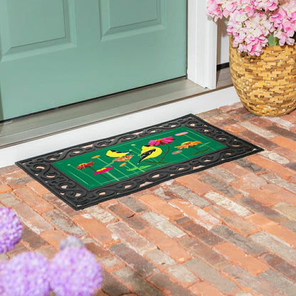 Finches and Flowers Sassafras Switch Mat | Plow & Hearth