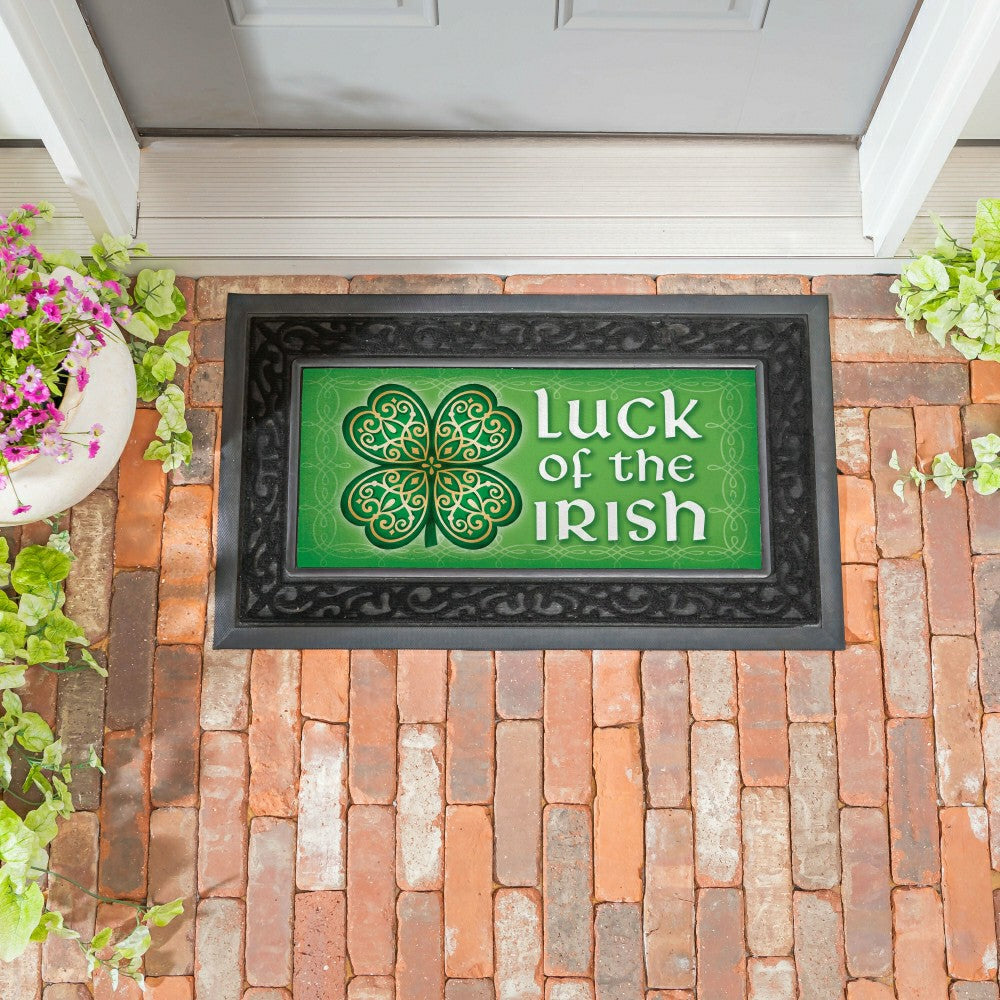 Luck Of The Irish Sassafras Switch Mat | Plow & Hearth