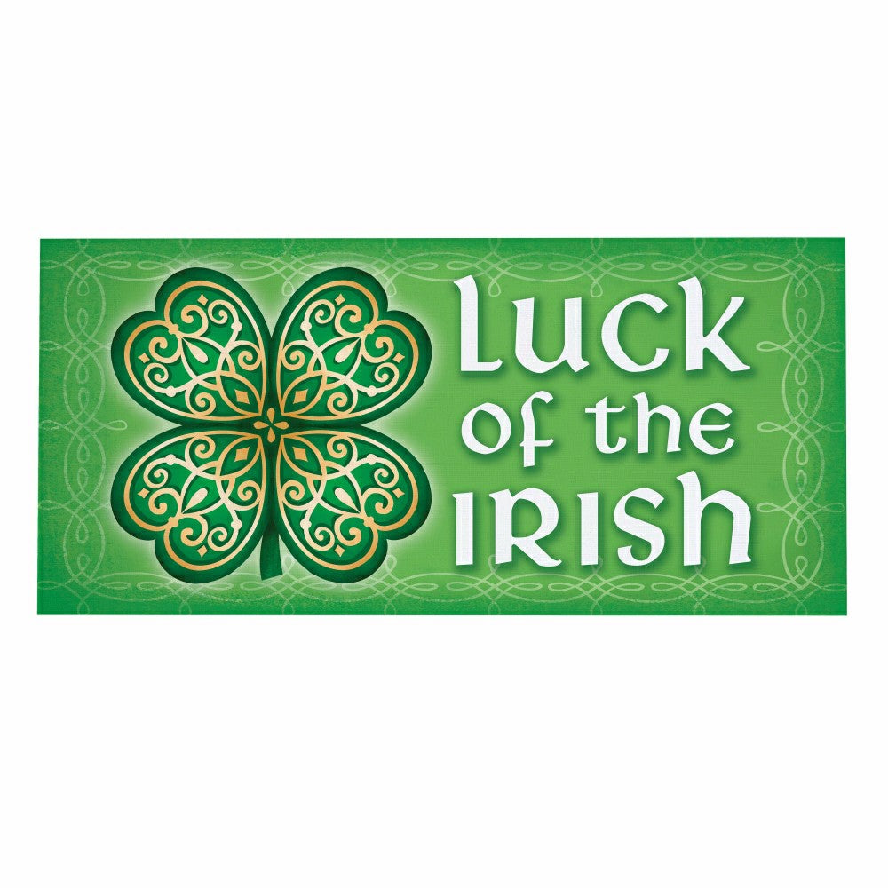 Luck Of The Irish Sassafras Switch Mat | Plow & Hearth