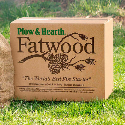 Fatwood Fire-Starter, 10 lb. Box | Plow & Hearth