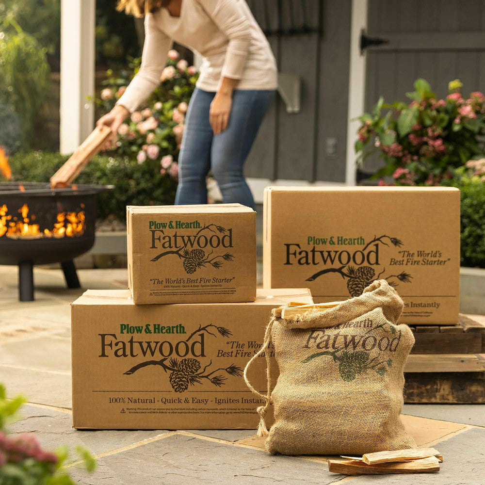 Fatwood Fire-Starter, 12 lb. Bag | Plow & Hearth