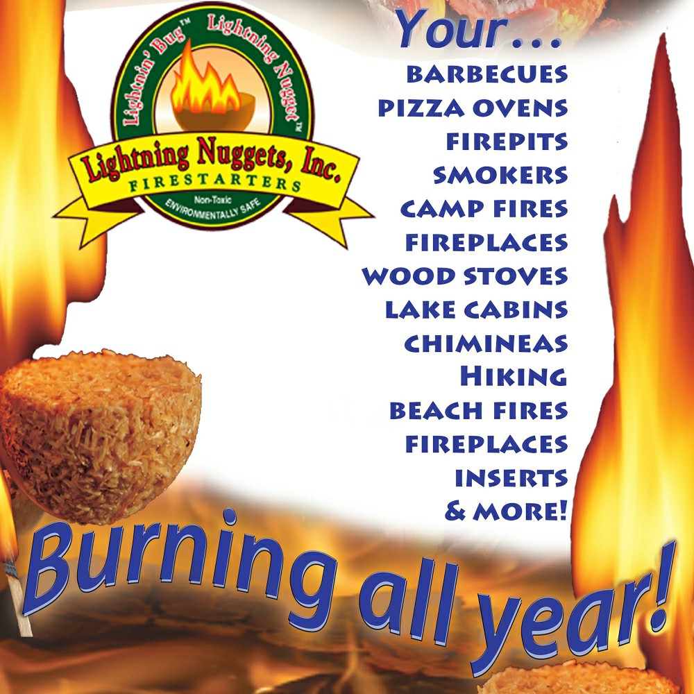 Box of 350 Lightning Nuggets Fire Starters | Plow & Hearth