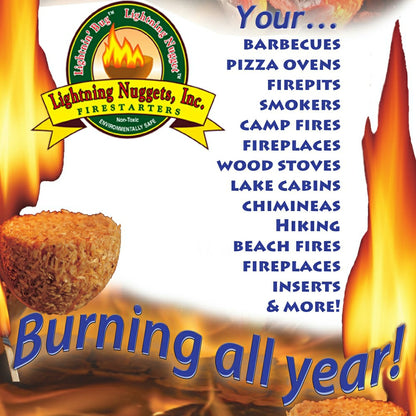 Box of 350 Lightning Nuggets Fire Starters | Plow & Hearth