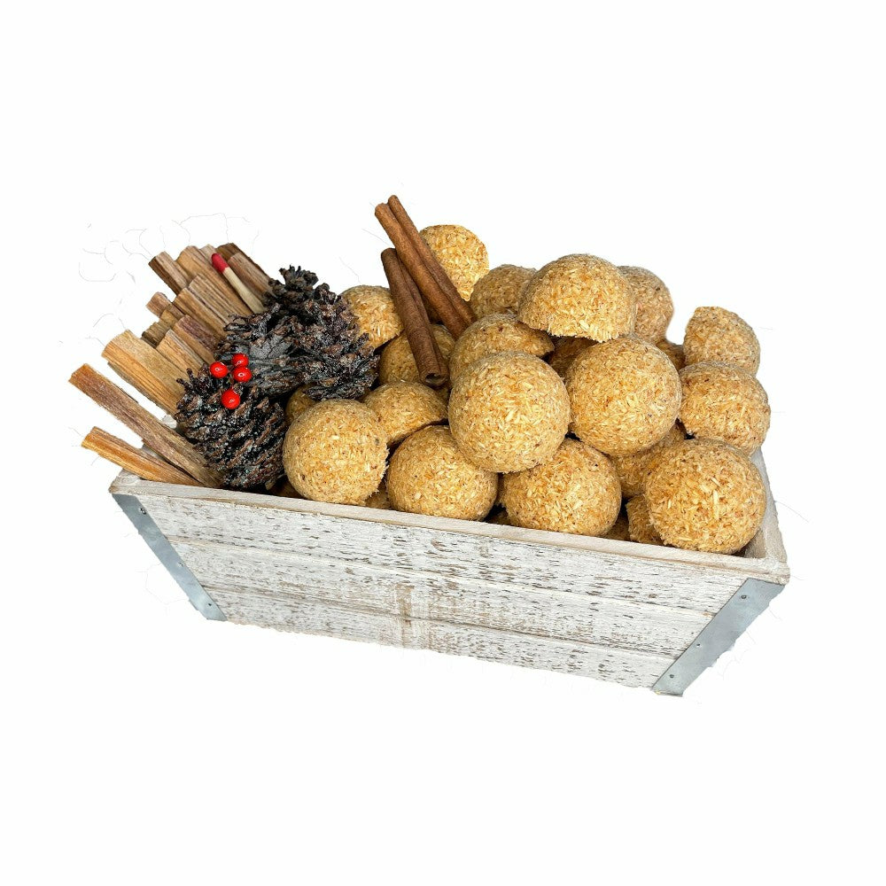 Fire Starter Gift Set in Wooden Crate | Plow & Hearth