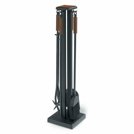 Forged Iron Arts & Crafts Fireplace Tool Set | Plow & Hearth