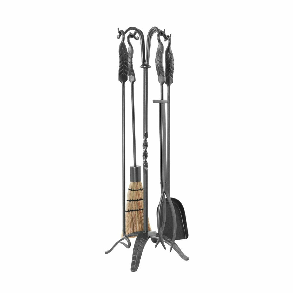 Large Leaf Fireplace Tool Set | Plow & Hearth