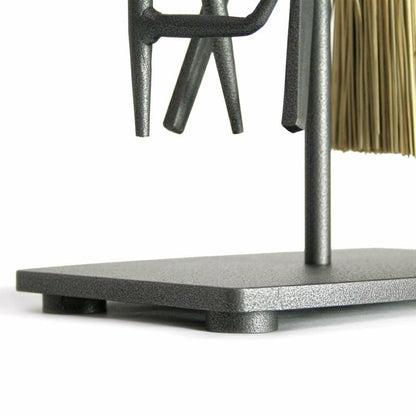 Forged Iron Soldiered Row Fireplace Tool Set | Plow & Hearth