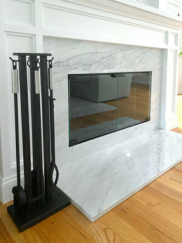 Contemporary Fireplace Tool Set | Plow & Hearth