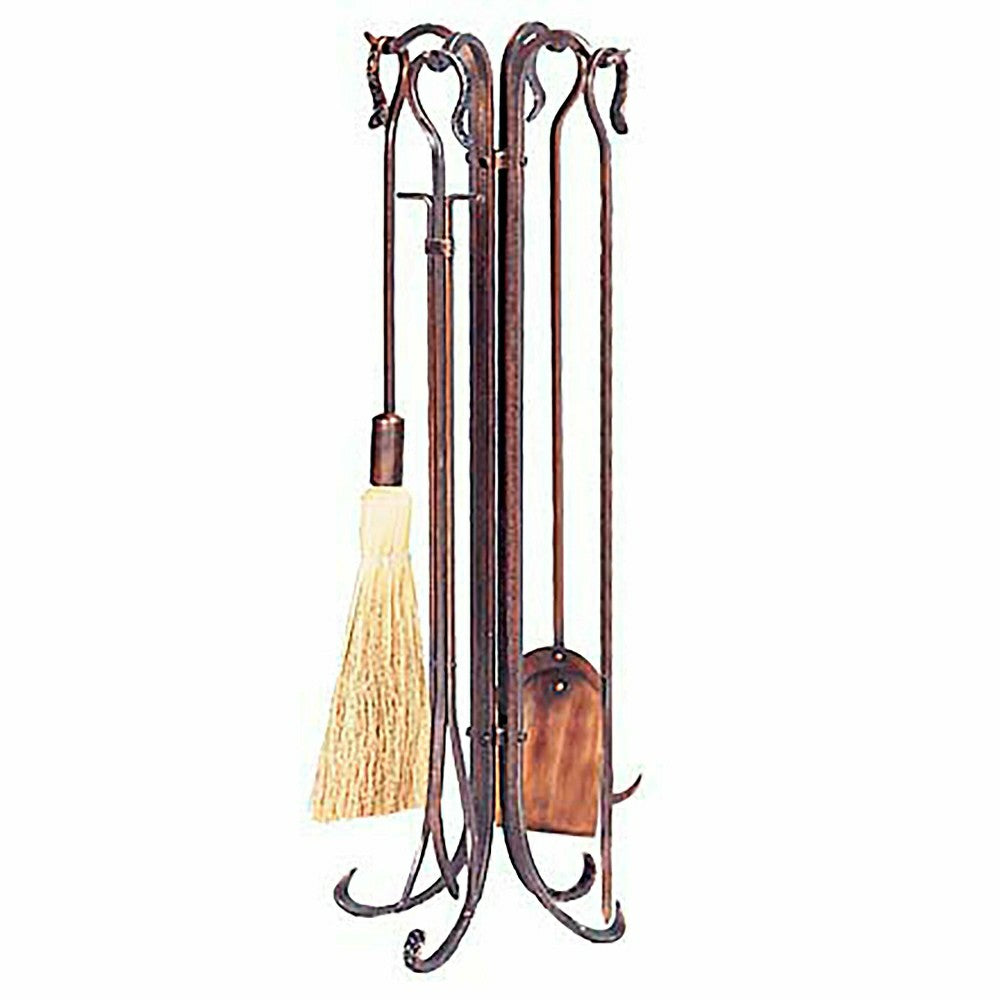 Hammered Crook Fire Tools | Plow & Hearth