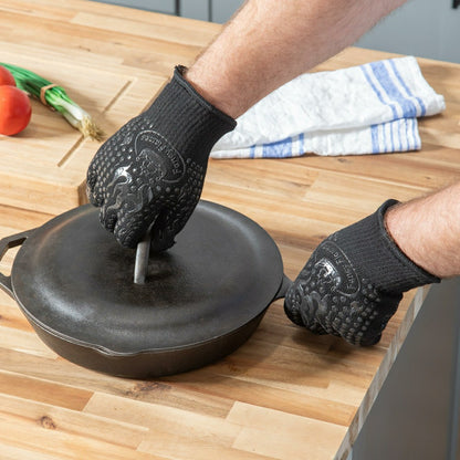 Pair of Heat-Resistant BBQ Gloves | Plow & Hearth