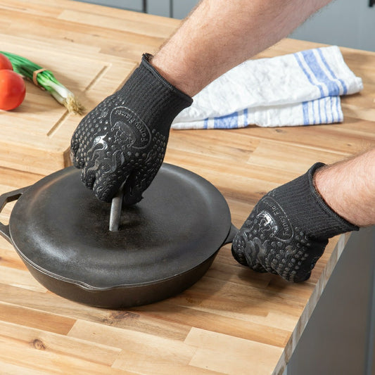 Pair of Heat-Resistant BBQ Gloves | Plow & Hearth