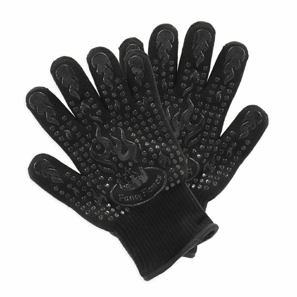 Pair of Heat-Resistant BBQ Gloves | Plow & Hearth