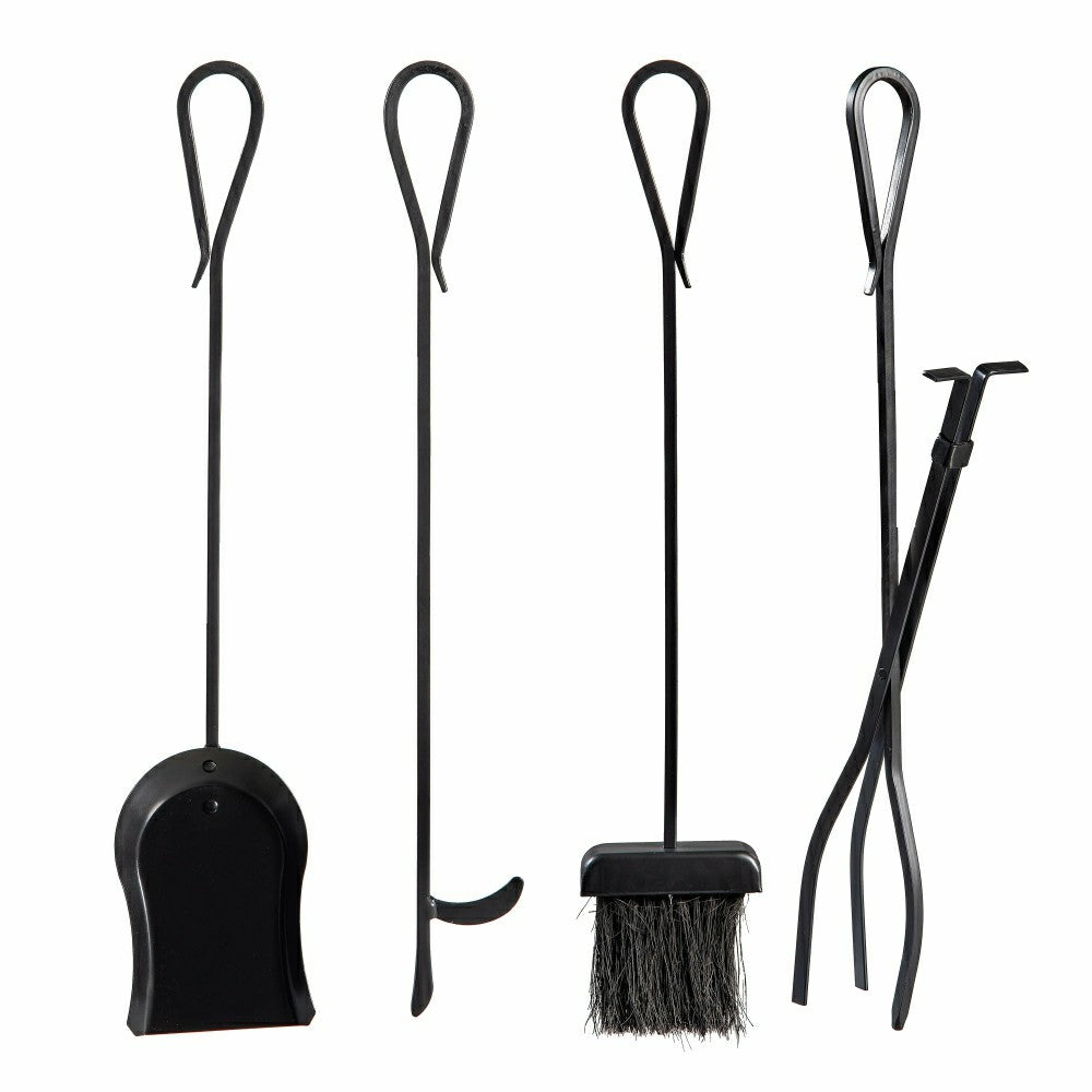 Scroll 5 Piece Fireplace Toolset | Plow & Hearth