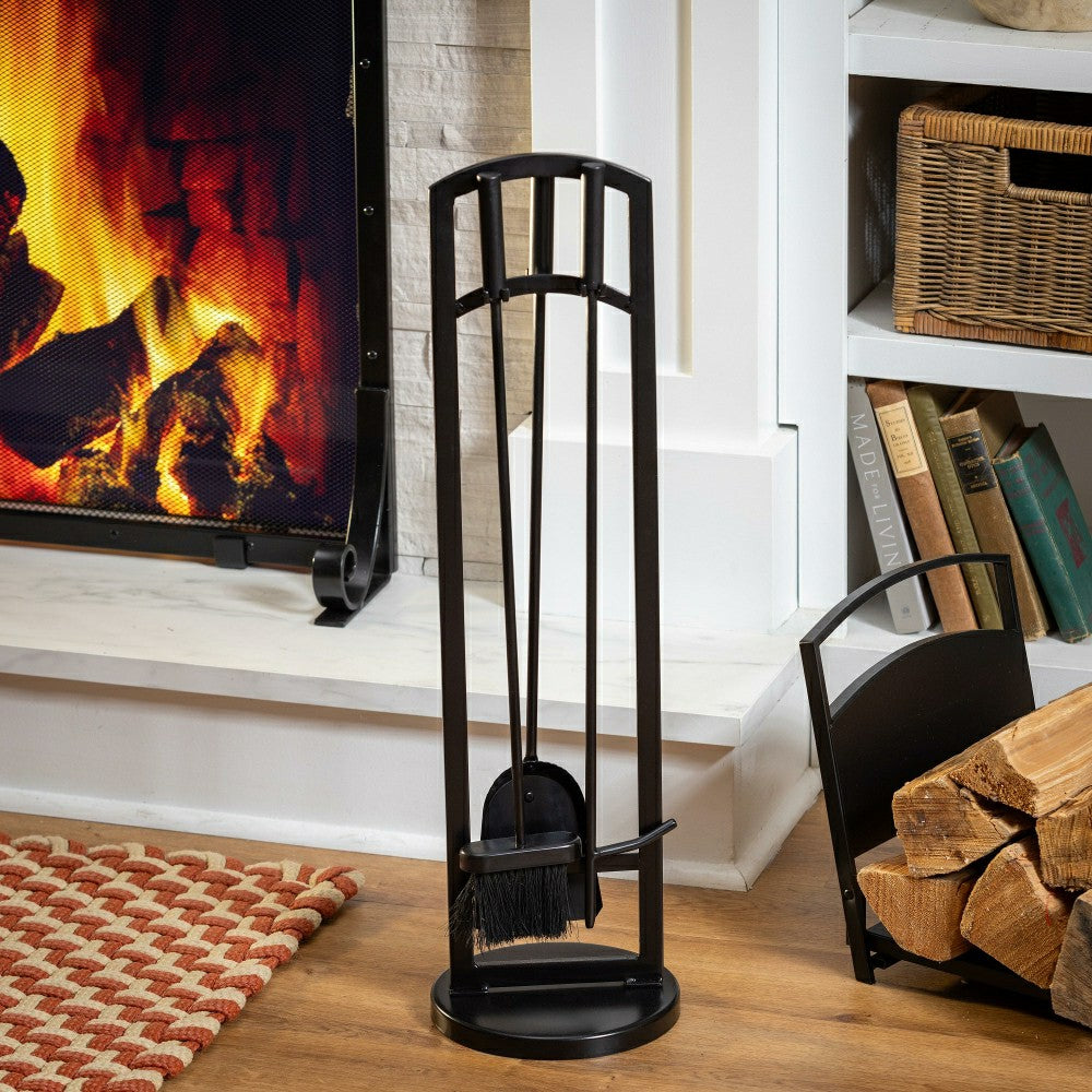 Arched 4 Piece Fireplace Toolset | Plow & Hearth
