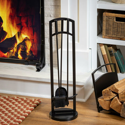 Arched 4 Piece Fireplace Toolset | Plow & Hearth
