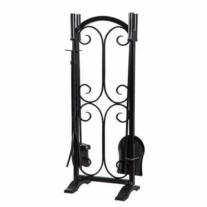 Florence 5 Piece Fireplace Toolset | Plow & Hearth