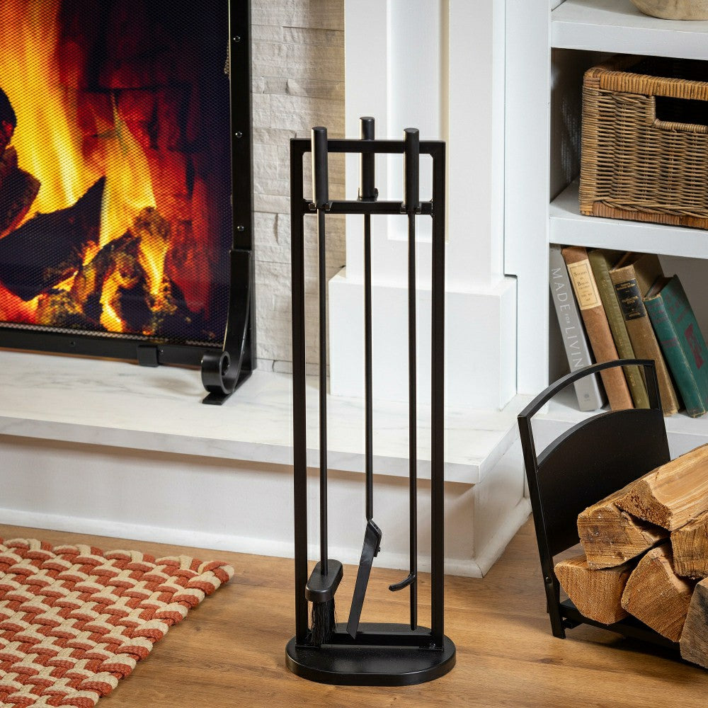 Classic 4 Piece Fireplace Toolset | Plow & Hearth