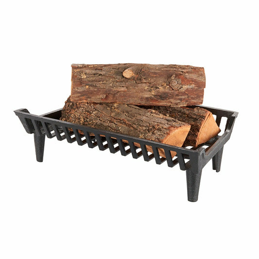 24" Flat Bottom Fireplace Grate | Plow & Hearth