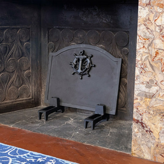 Nautical Fireback | Plow & Hearth