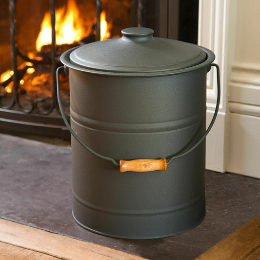 Deluxe Galvanized Steel Ash Bucket | Plow & Hearth