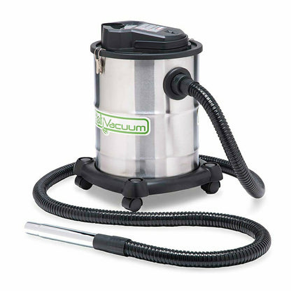 Fireplace Warm Ash Vacuum in Stainless Steel | Plow & Hearth