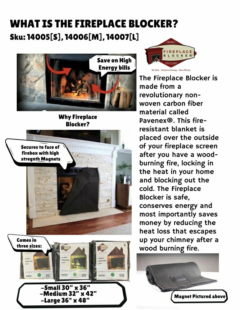 Fireplace Blocker, 30" x 36" | Plow & Hearth