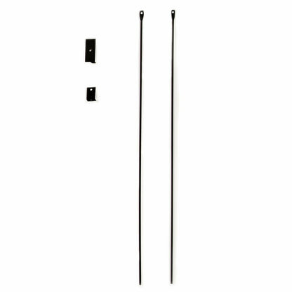 Adjustable Fireplace Rod, 32"-58"L | Plow & Hearth