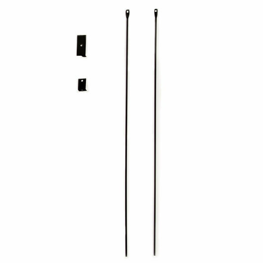 Adjustable Fireplace Rod, 32"-58"L | Plow & Hearth