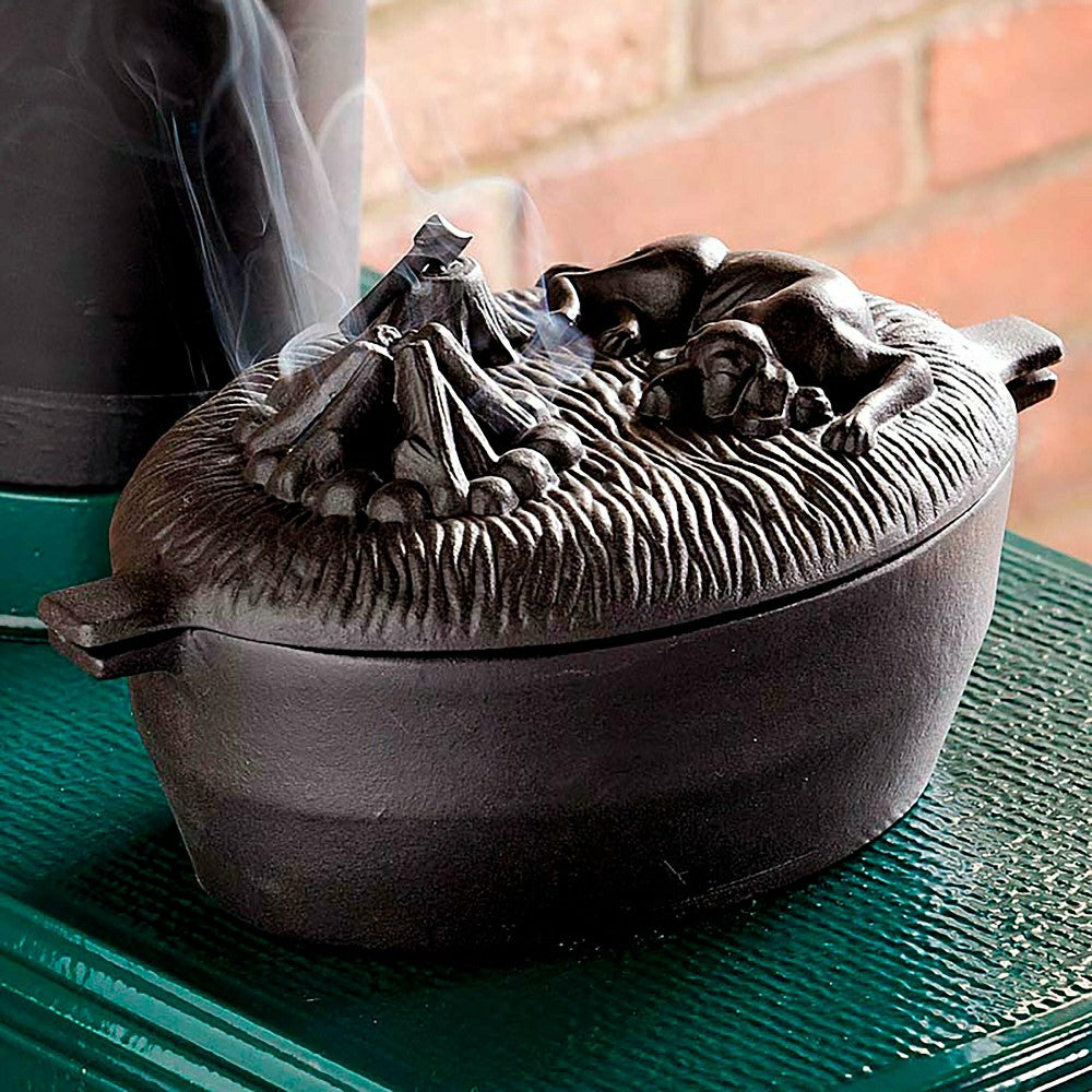 Cast Iron Dog Wood Stove Steamer | Plow & Hearth