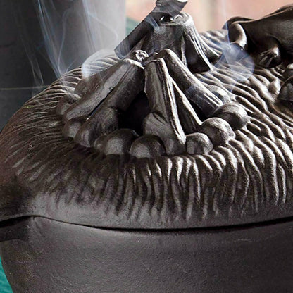 Cast Iron Dog Wood Stove Steamer | Plow & Hearth