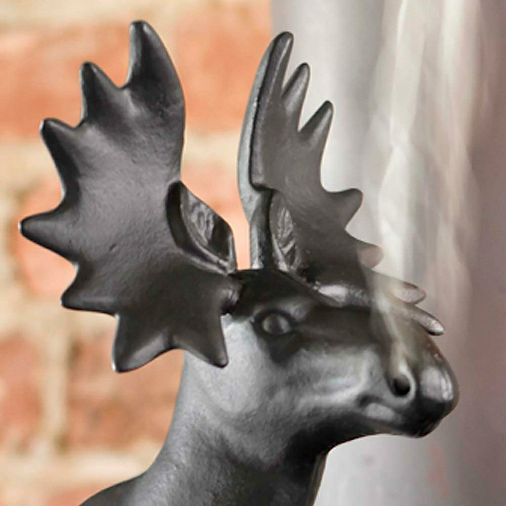 Cast Iron Moose Wood Stove Steamer | Plow & Hearth