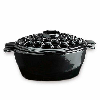 2.3 QT. Cast Iron Lattice Wood Stove Steamer | Plow & Hearth