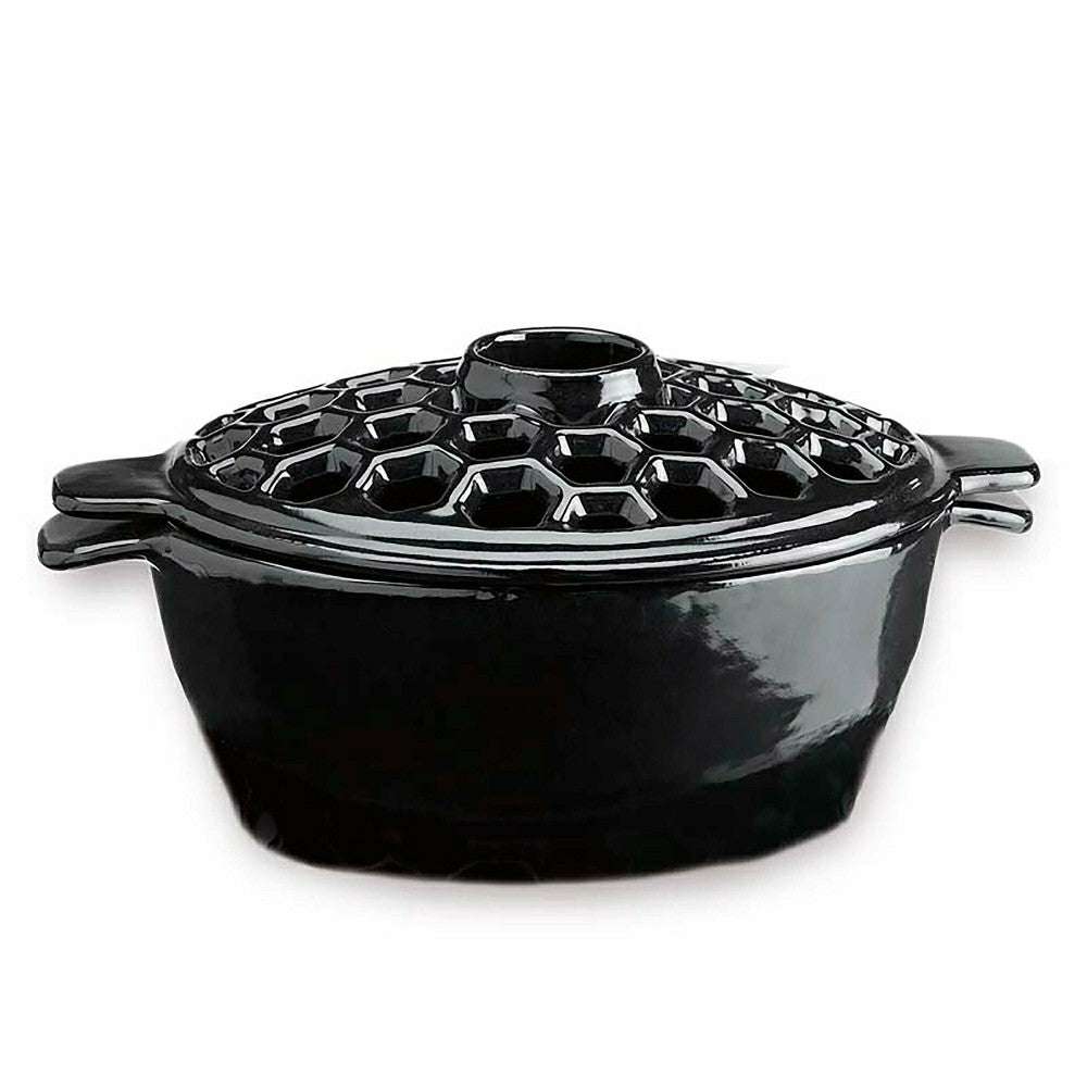 1.5 QT. Cast Iron Lattice Wood Stove Steamer | Plow & Hearth