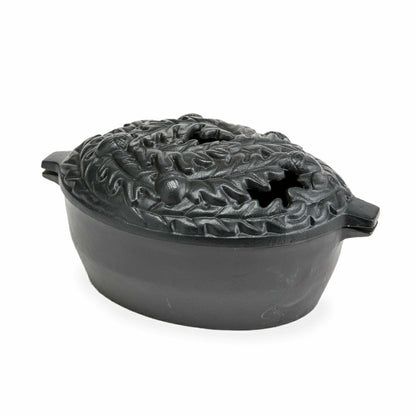 Oak Leaf Cast Iron Wood Stove Steamer | Plow & Hearth