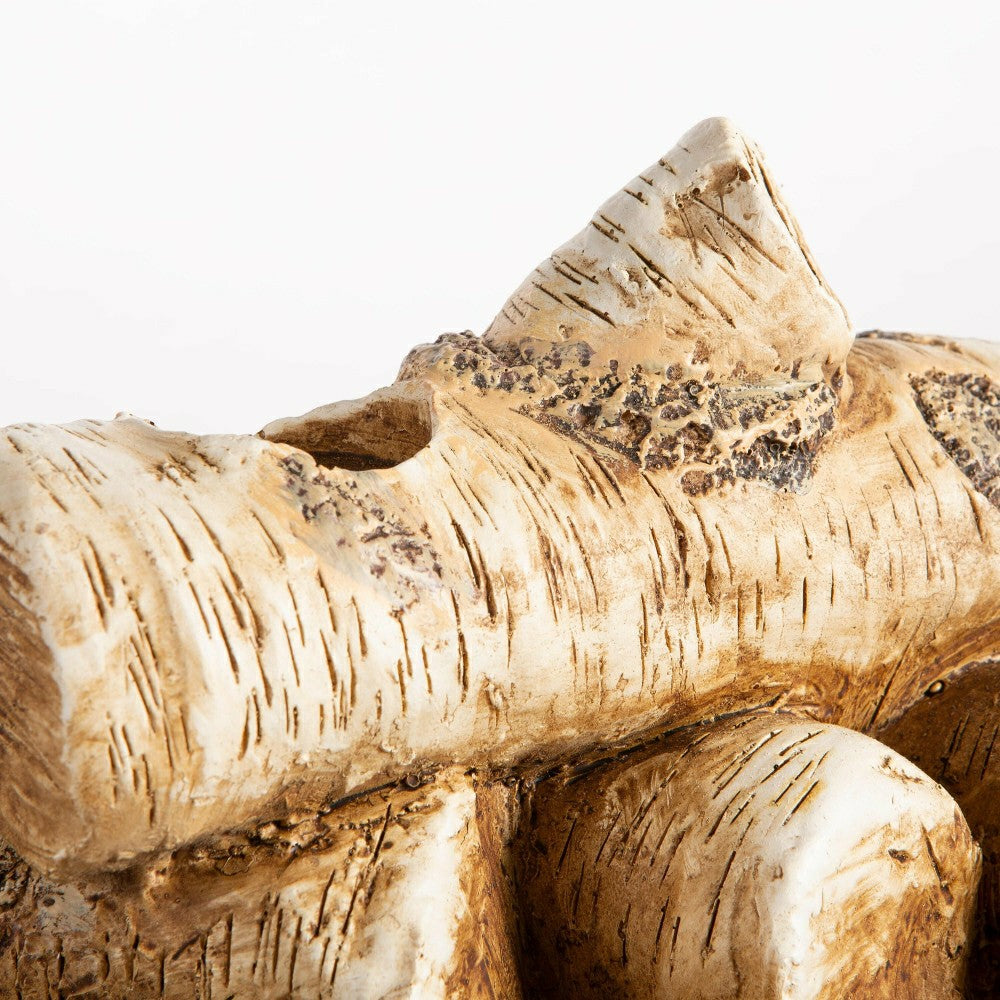 Logs Hearth Candle Holder | Plow & Hearth