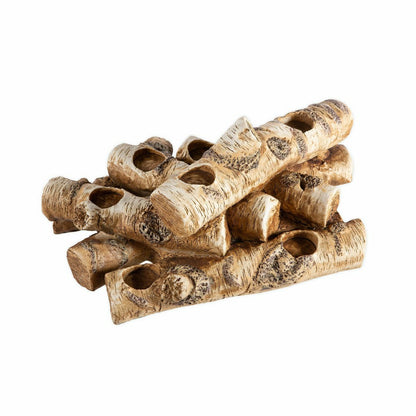 Logs Hearth Candle Holder | Plow & Hearth