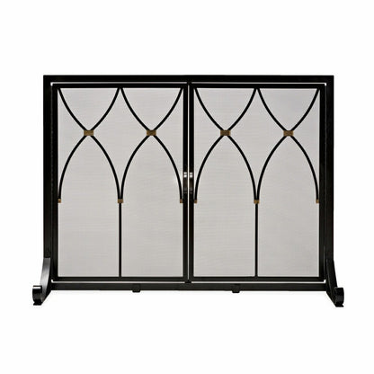 Small Winchester Fireplace Screen with Doors | Plow & Hearth