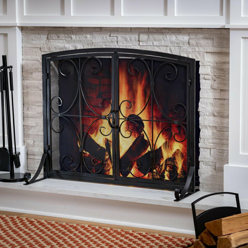 Florence Fireplace Screen | Plow & Hearth