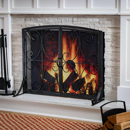 Florence Fireplace Screen | Plow & Hearth