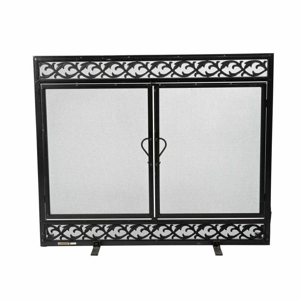 Small Scrollwork Fire Screen | Plow & Hearth