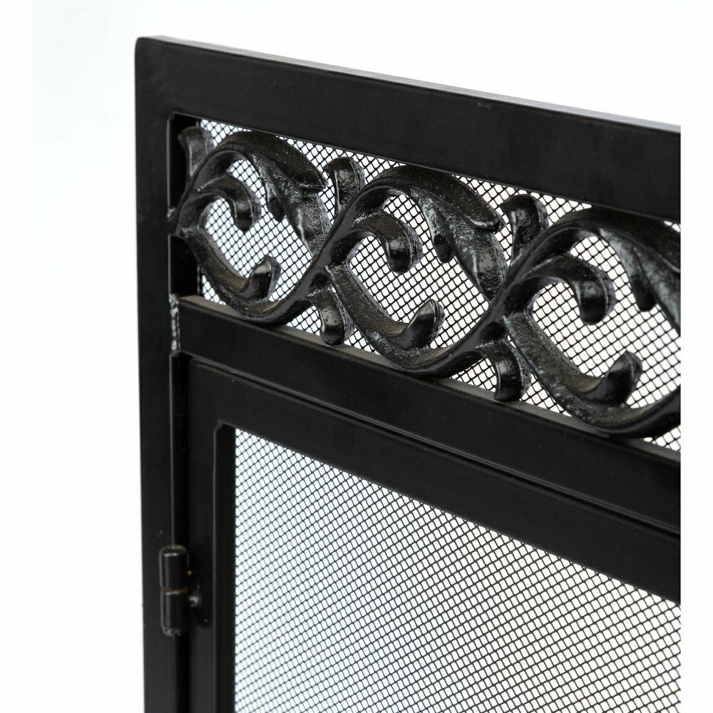 Small Scrollwork Fire Screen | Plow & Hearth