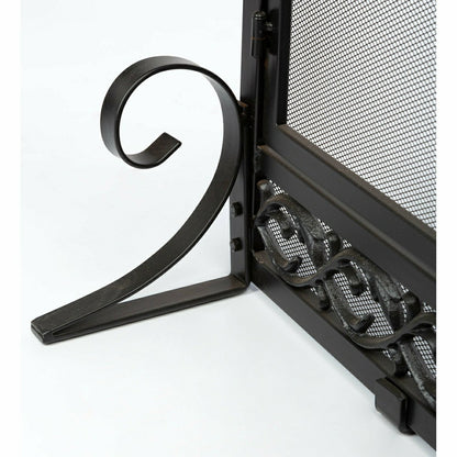 Small Scrollwork Fire Screen | Plow & Hearth