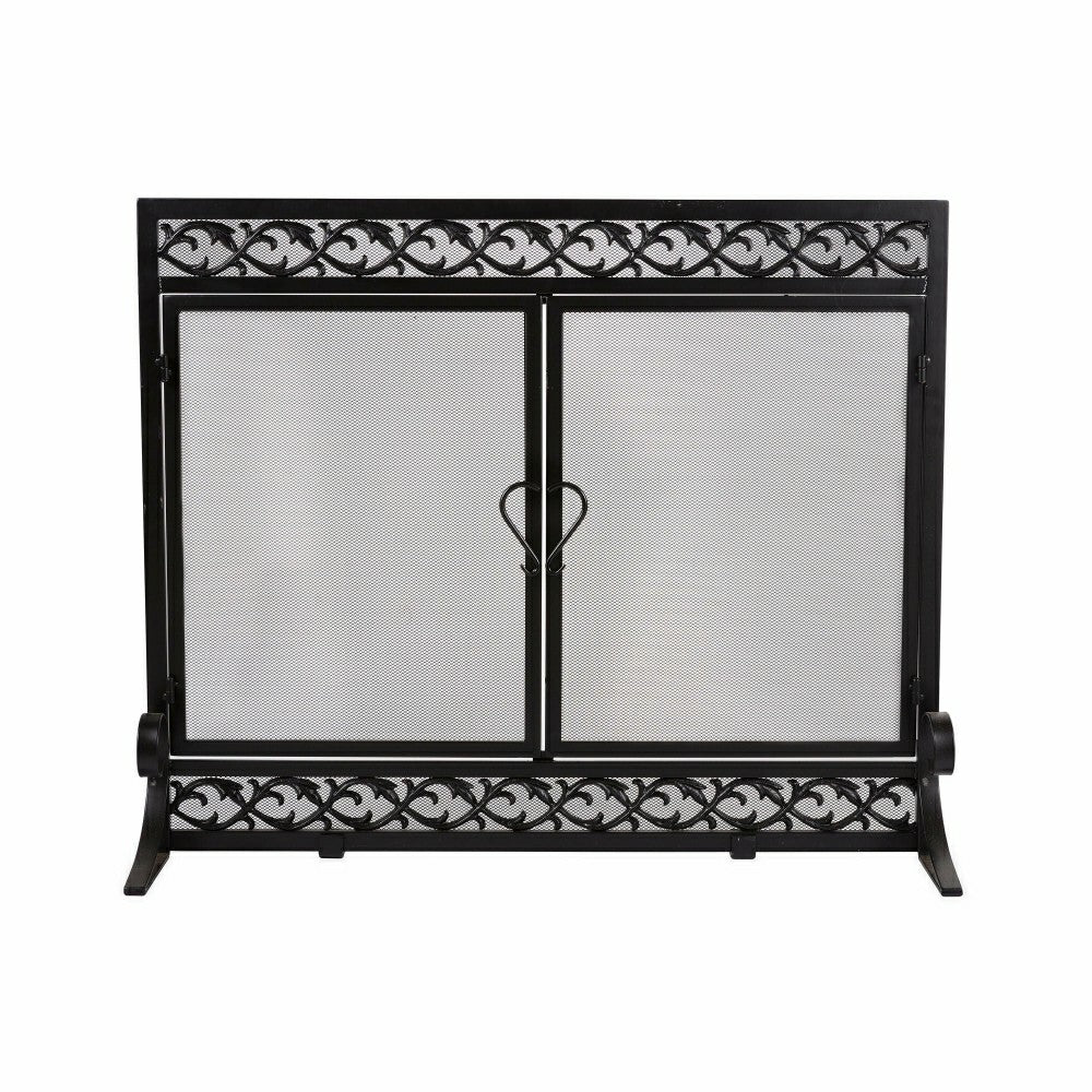 Small Scrollwork Fire Screen | Plow & Hearth