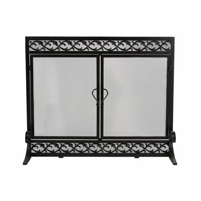 Small Scrollwork Fire Screen | Plow & Hearth