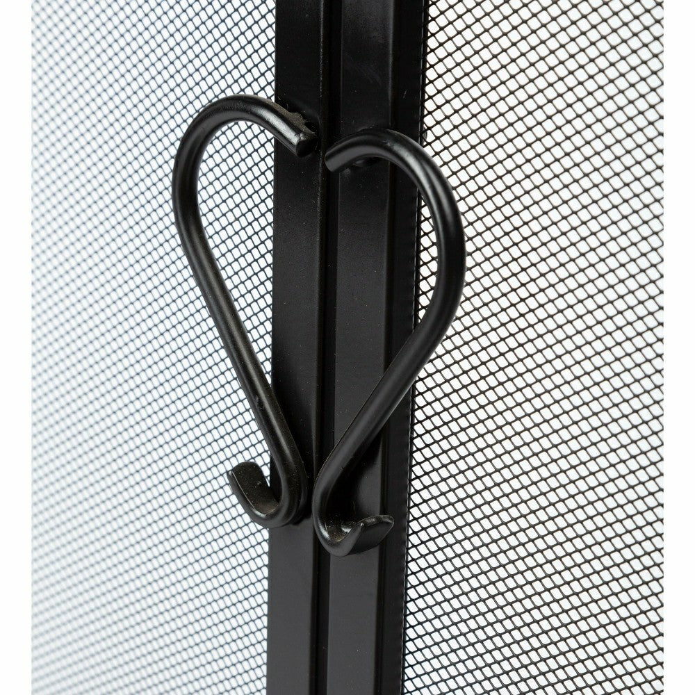Large Cast Iron Scrollwork Fire Screen w/Doors | Plow & Hearth
