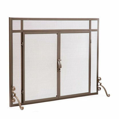 Steel Flat Guard Fire Screen | Plow & Hearth