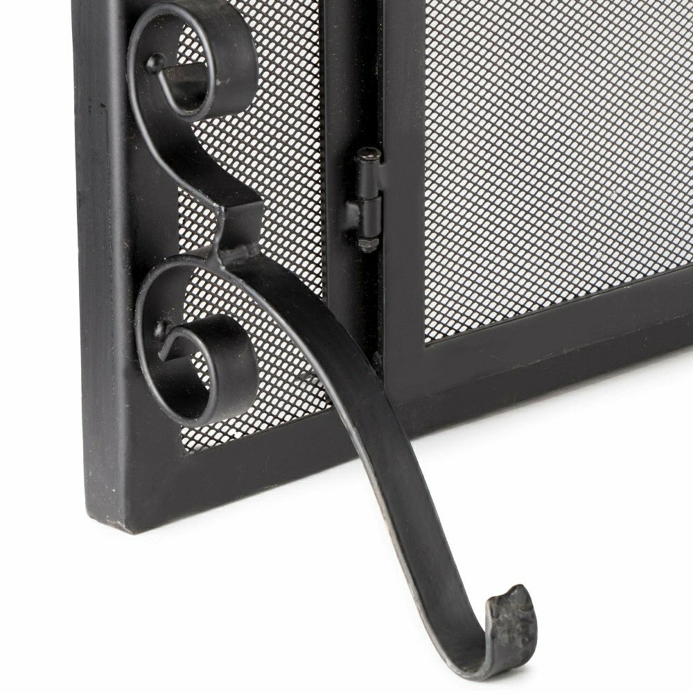 Steel Flat Guard Fire Screen | Plow & Hearth