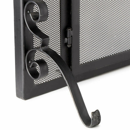 Steel Flat Guard Fire Screen | Plow & Hearth