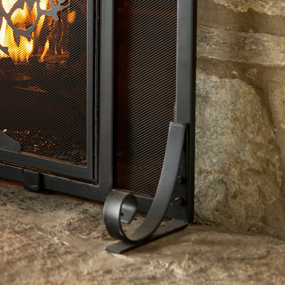 Large Tree of Life Fire Screen with Door | Plow & Hearth